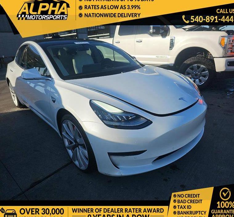 TESLA MODEL 3 2019 5YJ3E1EB7KF487507 image